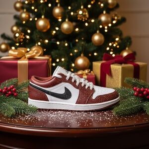 Nike Brown and White Sneakers